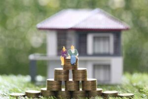 rappresentazione grafica di un mutuo per la casa