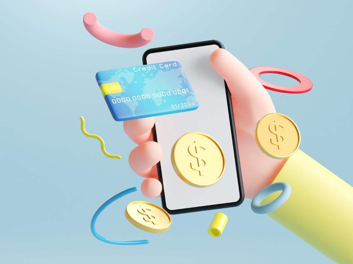 grafico di carta di credito digitalizzata